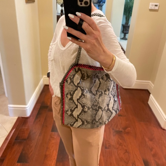 Stella McCartney Reptile Print Falabella Bag - Picture 14 of 14